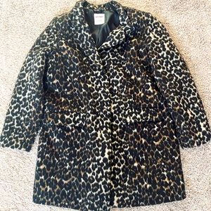 Leopard Pea Coat